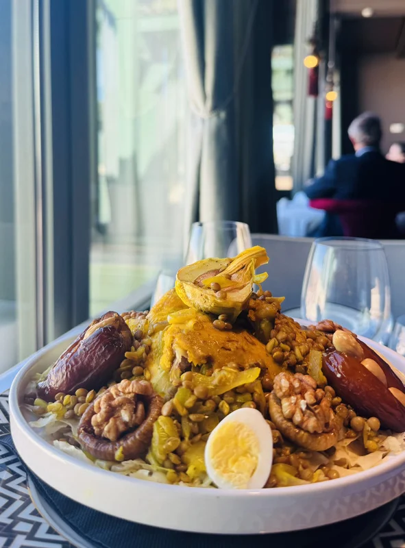 Traditional Moroccan Dish