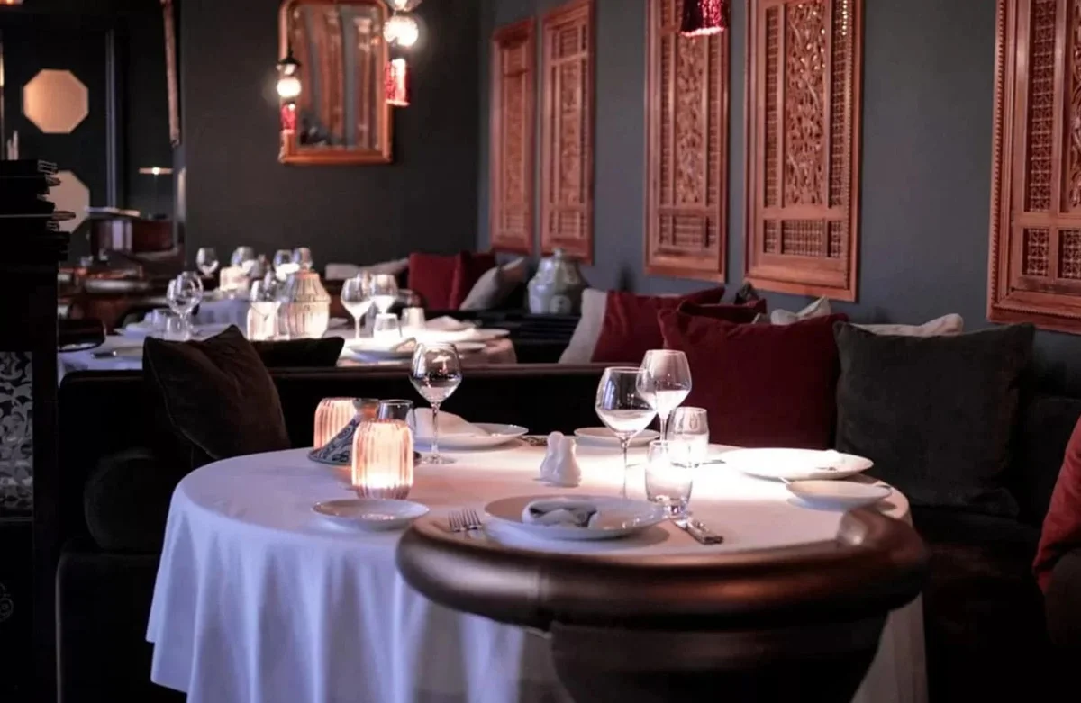 Luxury Table at L'Amandier in the best restaurants Fes Morocco