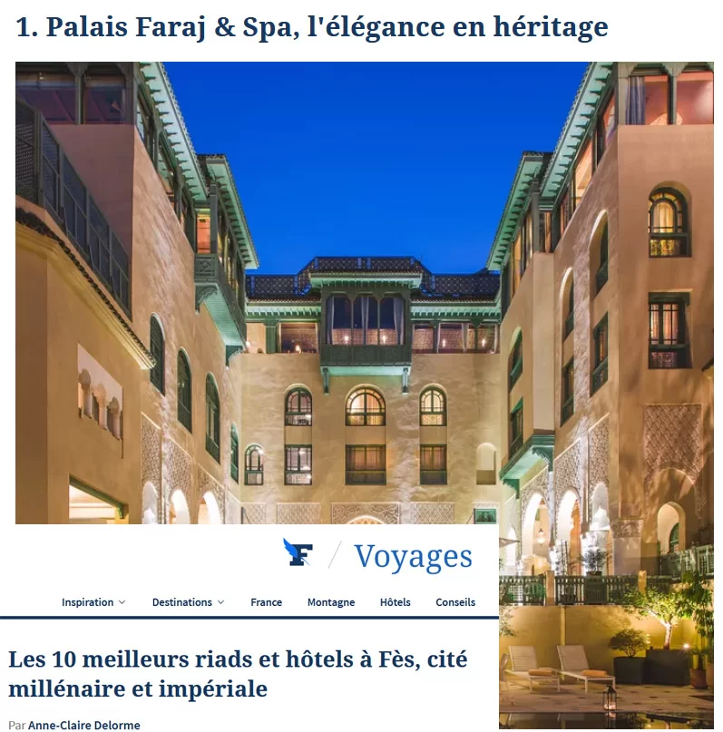 Le Figaro - Press review for Palais Faraj