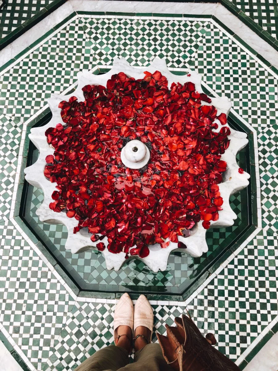 Luxury riad Palais Faraj palace interior