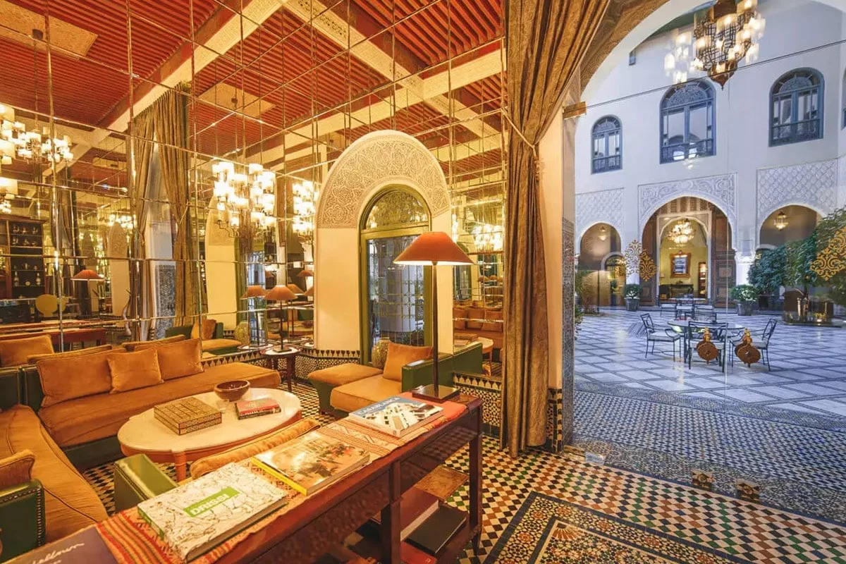 Tea Room Grand Patio & Pool - Palais Faraj Fes